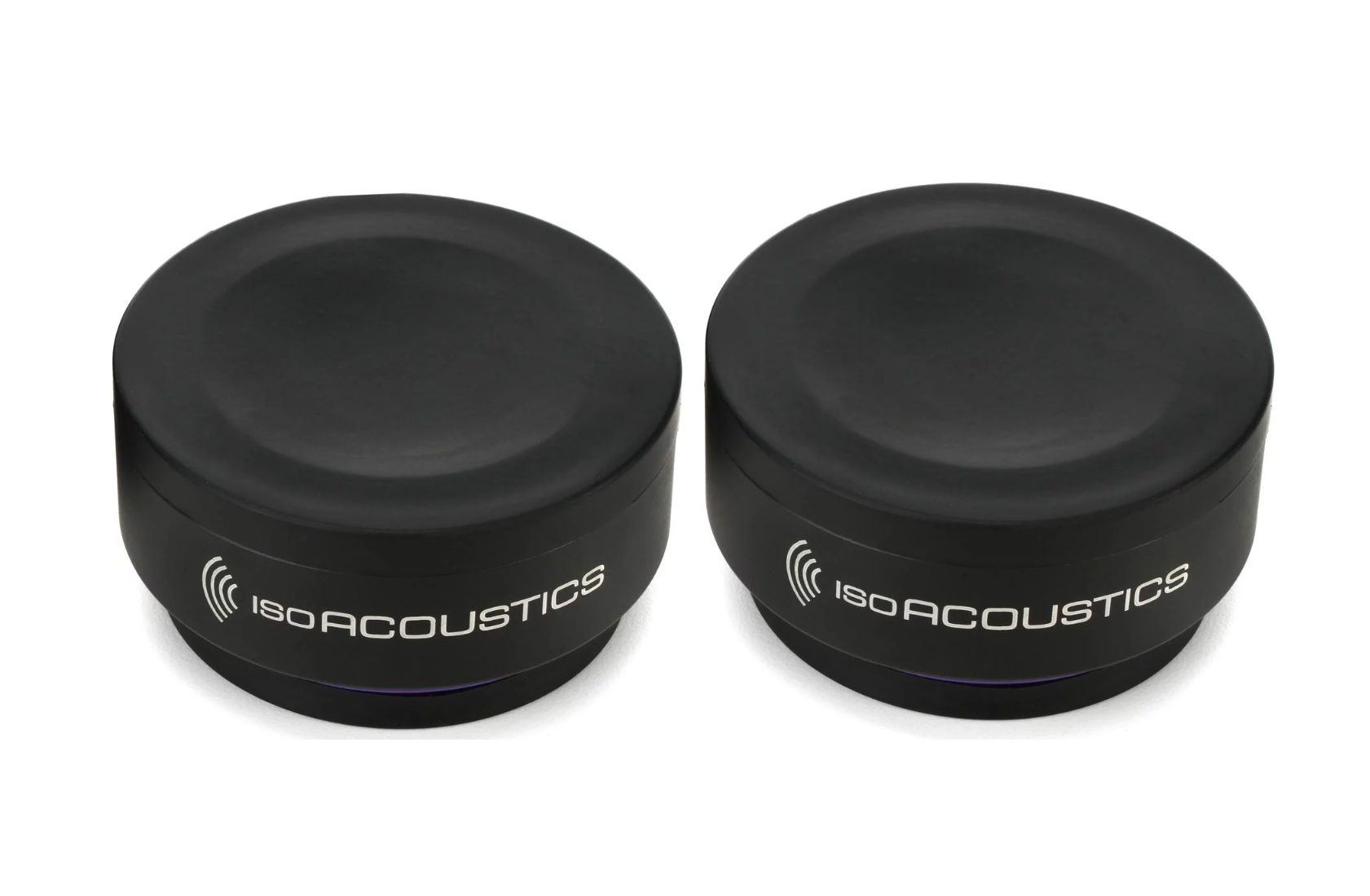 Isoacoustics ISO PUCK 76 Studio Monitor Isolation Feet - Vibration Dampening Pads for Speakers & Amplifiers (Pair) - Perfect for Home Studios, Recording Rooms & Audiophile Setups