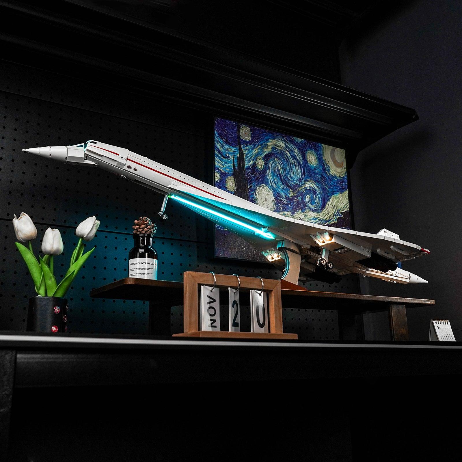 LED Lights Kit for Lego Concorde Icons 10318 - Enhance Your Model with Realistic Lighting Effects | Perfect for Display & Nighttime Play