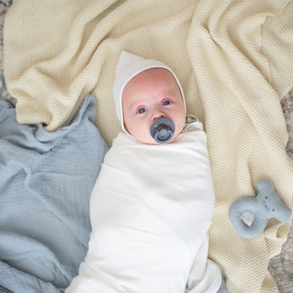Ely's&Co. 100% Cotton Muslin Swaddle Blankets for Babies (2 Pack) - Soft & Breathable for Newborn Swaddling, Nursing Cover, Stroller Blanket