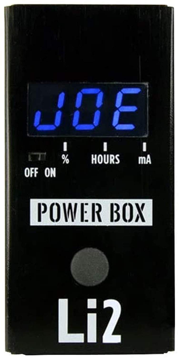 Big Joe Stomp Box Li2 Lithium Power Box (PB-109) - Portable Rechargeable Battery for Guitar Effects Pedals - Perfect for Live Performances & Studio Recording
