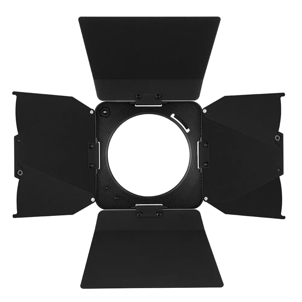 Godox Fresnel Mount and Barndoor Kit for LED Video Lights - Perfect for Studio Photography, YouTube Videos & Film Production