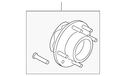 Genuine Ford Wheel Hub and Bearing Assembly DC3Z-1104-A - OEM Replacement Part for Smooth Ride & Vehicle Safety - Perfect for Ford Trucks, SUVs, and Sedans