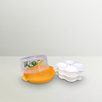 Premium Stainless Steel Idli Maker & Dhokla Steamer - 12 Mould Tray with Base for Indian Breakfast | Microwave & Stovetop Safe | Perfect for Idli, Dhokla, Pancakes & Healthy Snacks