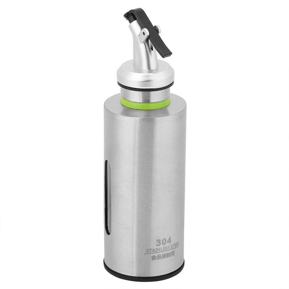 Premium Stainless Steel Oil and Vinegar Dispenser Set - 150ML Leak-Proof Glass Cruet Bottles with Plug & Funnel - Ideal for Kitchen, Dining, and Salad Dressing