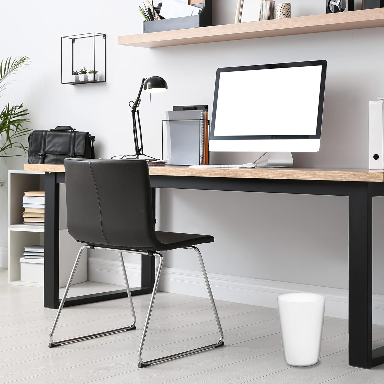 Compact Open-Top Trash Can for Kitchen, Bathroom & Office - 10.5