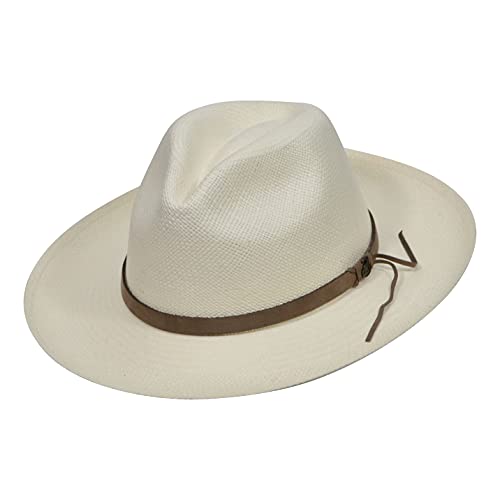 White | Brown Leather Band