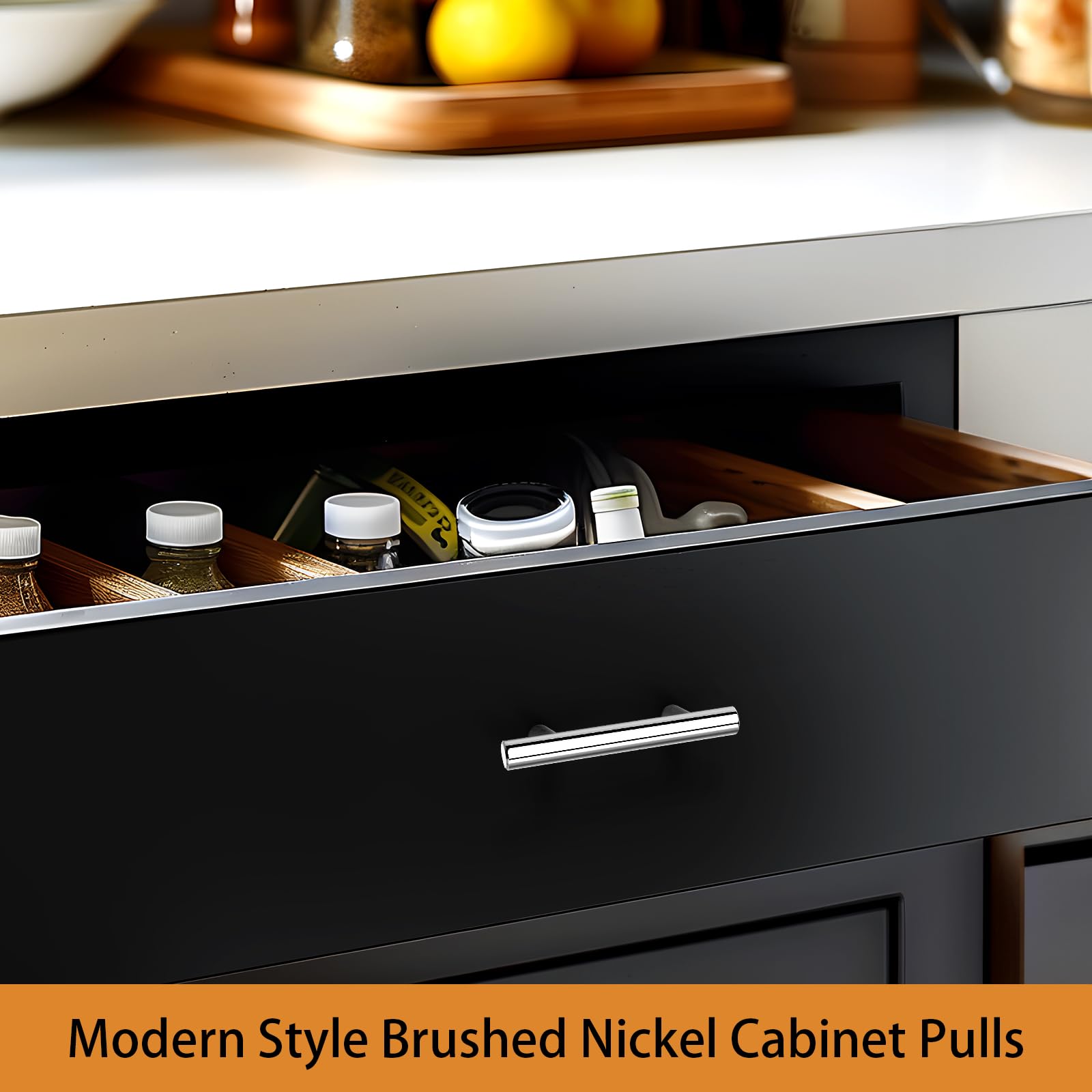 45 Pack Polished Chrome Cabinet Pulls - 2-1/2
