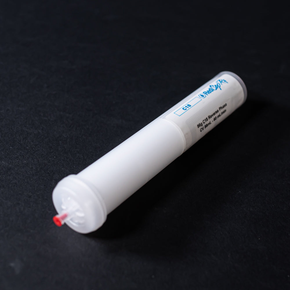 RediSep® Silver C18 Reversed Phase HPLC Column - 86 Gram (1 Pack) | High Purity Separation for Pharmaceutical, Environmental & Food Testing