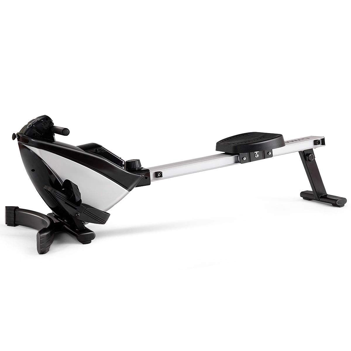 Premium Magnetic Rowing Machine for Home Gym - 8-Level Adjustable Resistance, LCD Monitor, Padded Seat & Tablet Holder - 330lbs Weight Capacity - Perfect for Cardio Workouts & Full-Body Training