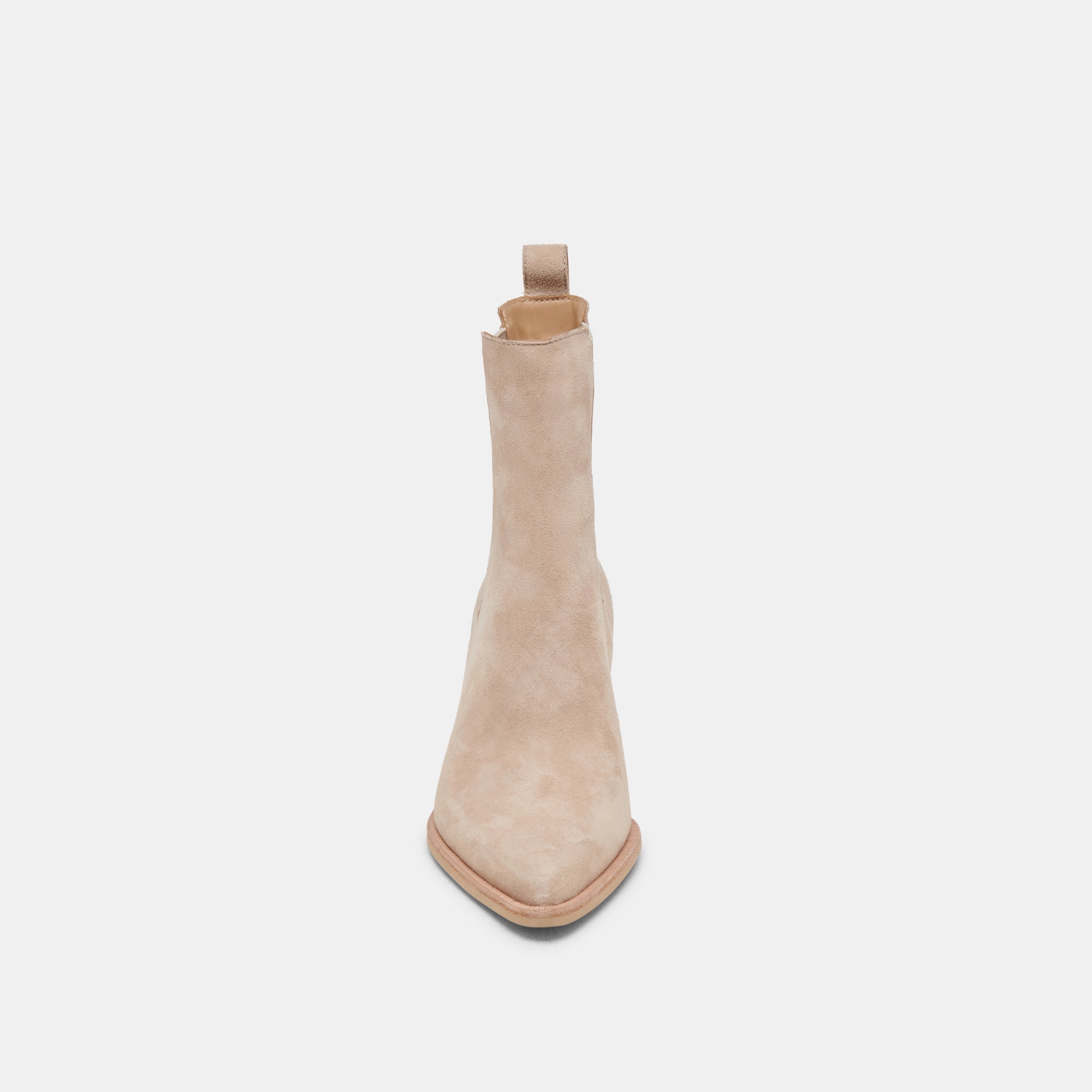 SHADIE H2O Waterproof Booties in Dune Suede - Women's Fashion Ankle Boots for Beach, Rain & Outdoor Activities