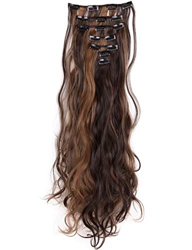 Dark Brown Mix Light Auburn