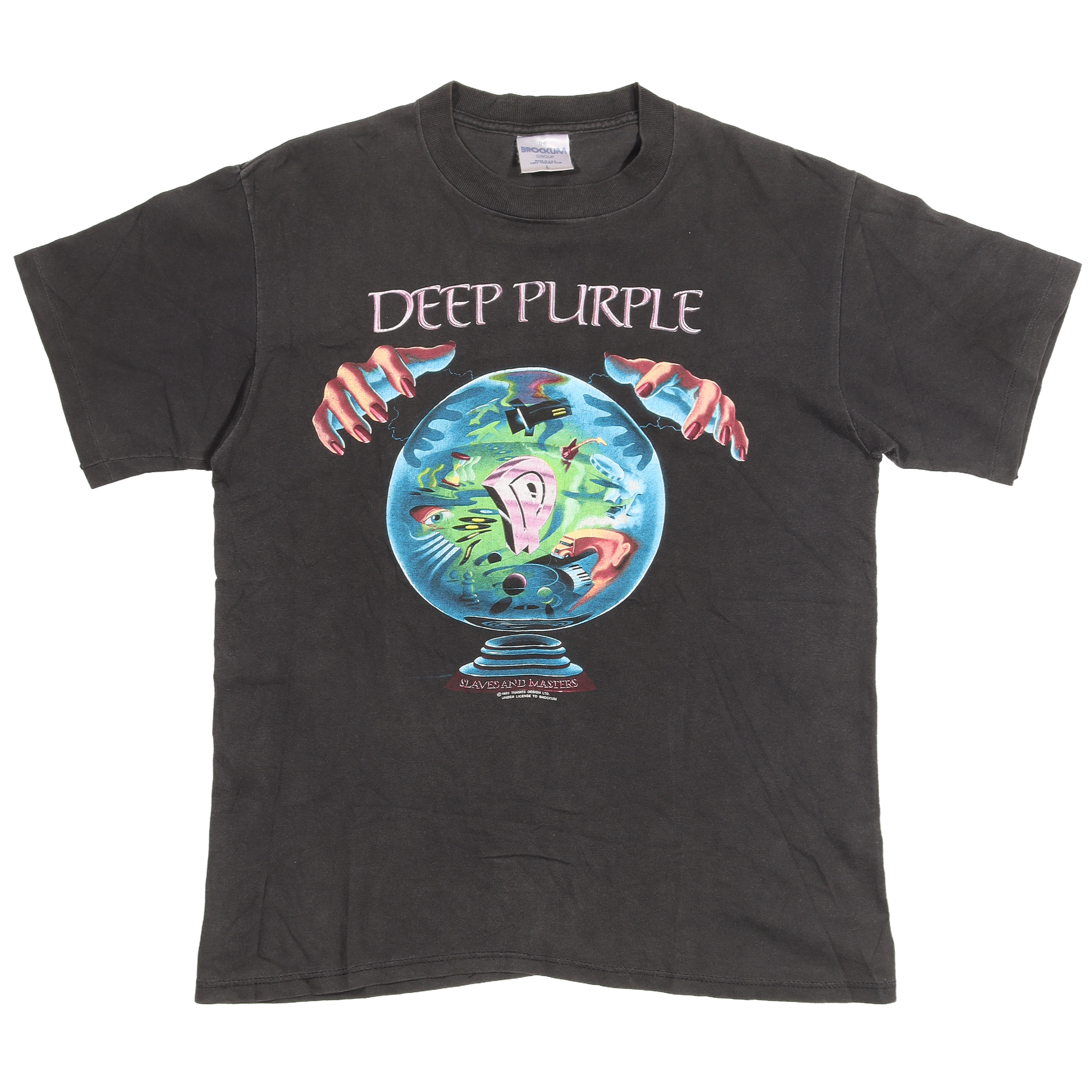 Vintage 1990 Deep Purple Band Tour T-Shirt - Classic Rock Music Merchandise for Concerts & Casual Wear