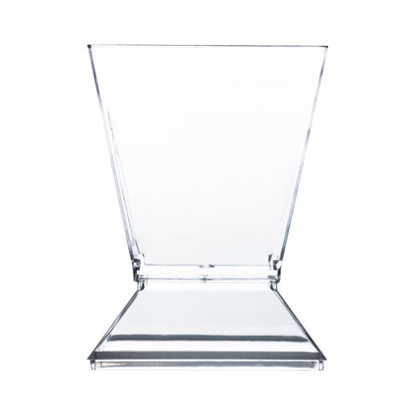 7 oz. Square Plastic Cups with Lids - 8 Pack | Durable & Reusable Party Cups for Drinks, Cocktails, and Beverages at Home, Office, or Outdoor Events