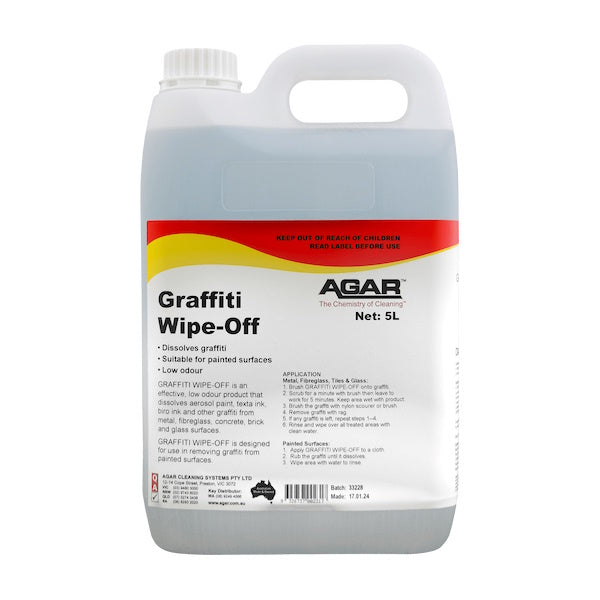 Agar Graffiti Wipe Off - Easy Clean Graffiti Remover for Walls & Surfaces - Perfect for Home, Office & Public Spaces
