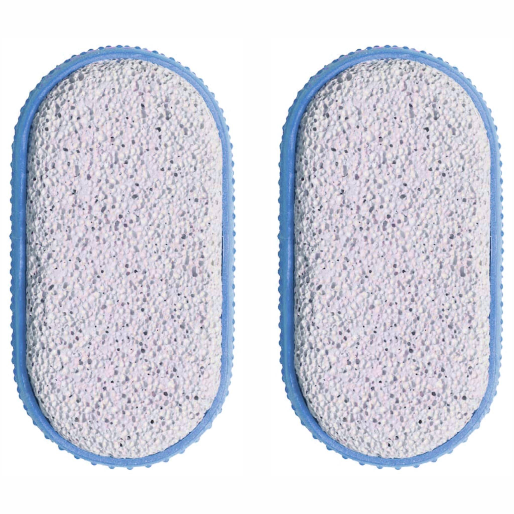 GUBB Pumice Stone for Feet - Effective Dead Skin Remover & Callus Exfoliator with Ergonomic Rubber Grip - Pedicure Tool for Cracked Heels & Dry Skin - Moisturizing Foot Care for Smooth Soft Feet - Pack of 2 - Perfect for Home Spa, Pedicures & At-Home Foot Care Routines