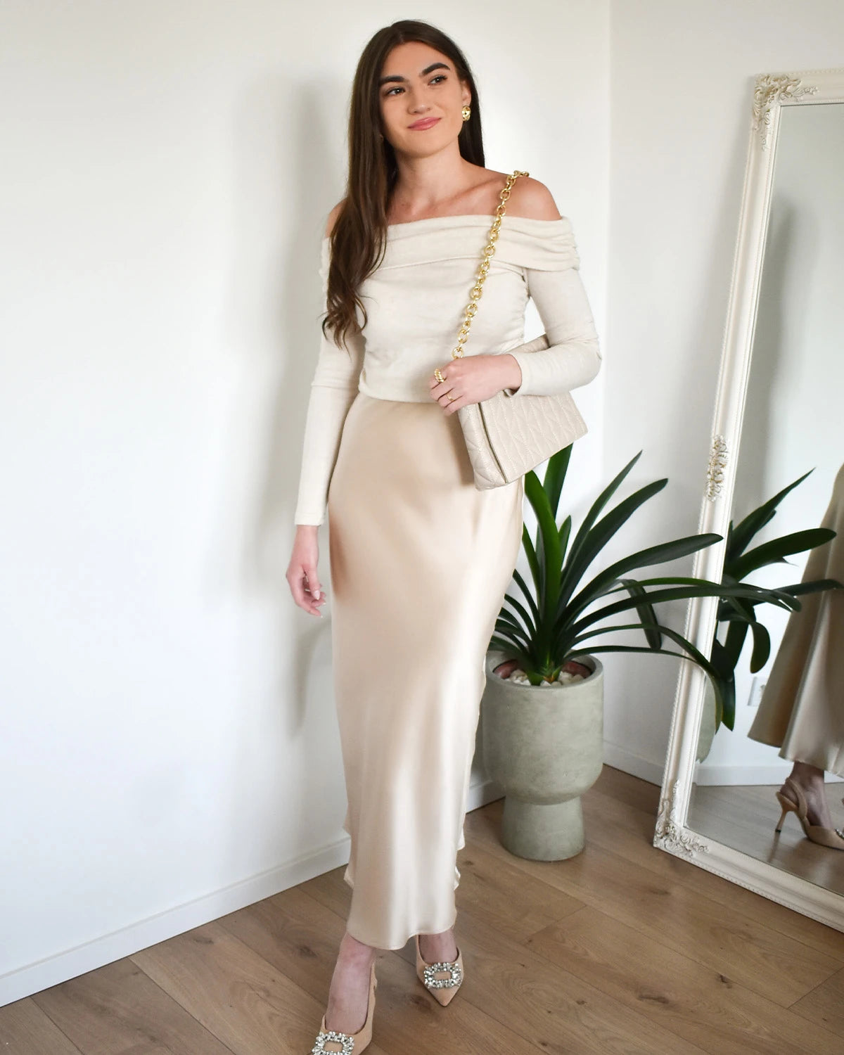 22 Momme Silk Maxi Skirt for Women - Elegant Long Flowy Skirt with High Quality Mulberry Silk - Perfect for Weddings, Parties & Summer Outfits