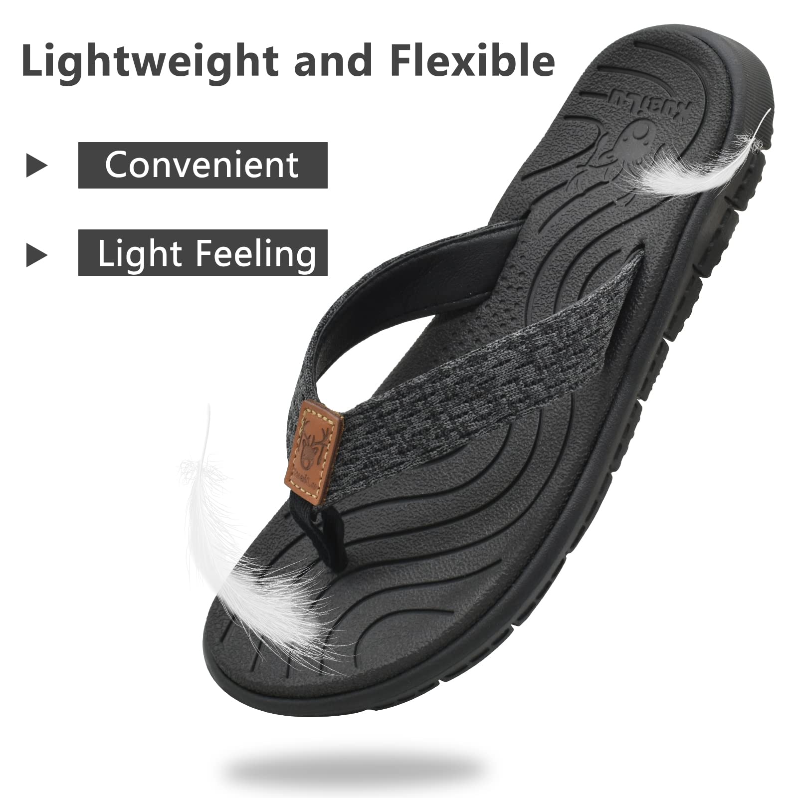 **KuaiLu Women's Comfortable Flip Flops with Arch Support - Lightweight Non-Slip Yoga Sandals for Walking, Beach, and Summer | Casual Thong Slippers with Cushion**    *(Perfect for Yoga, Beach Outings, Poolside Relaxation, and Everyday Wear)*