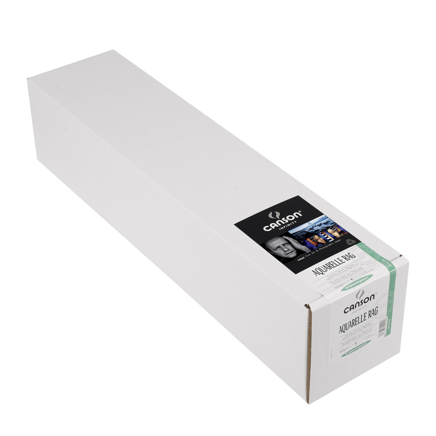 Premium Canson Infinity Aquarelle Rag Fine Art Watercolor Paper Roll - 24