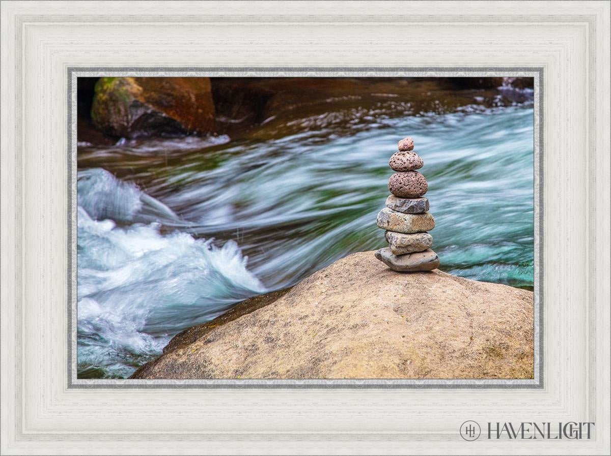 Cairn Meditation Stones - Natural Balancing Stones for Mindfulness, Stress Relief & Yoga - Perfect for Home, Office & Outdoor Meditation Practice