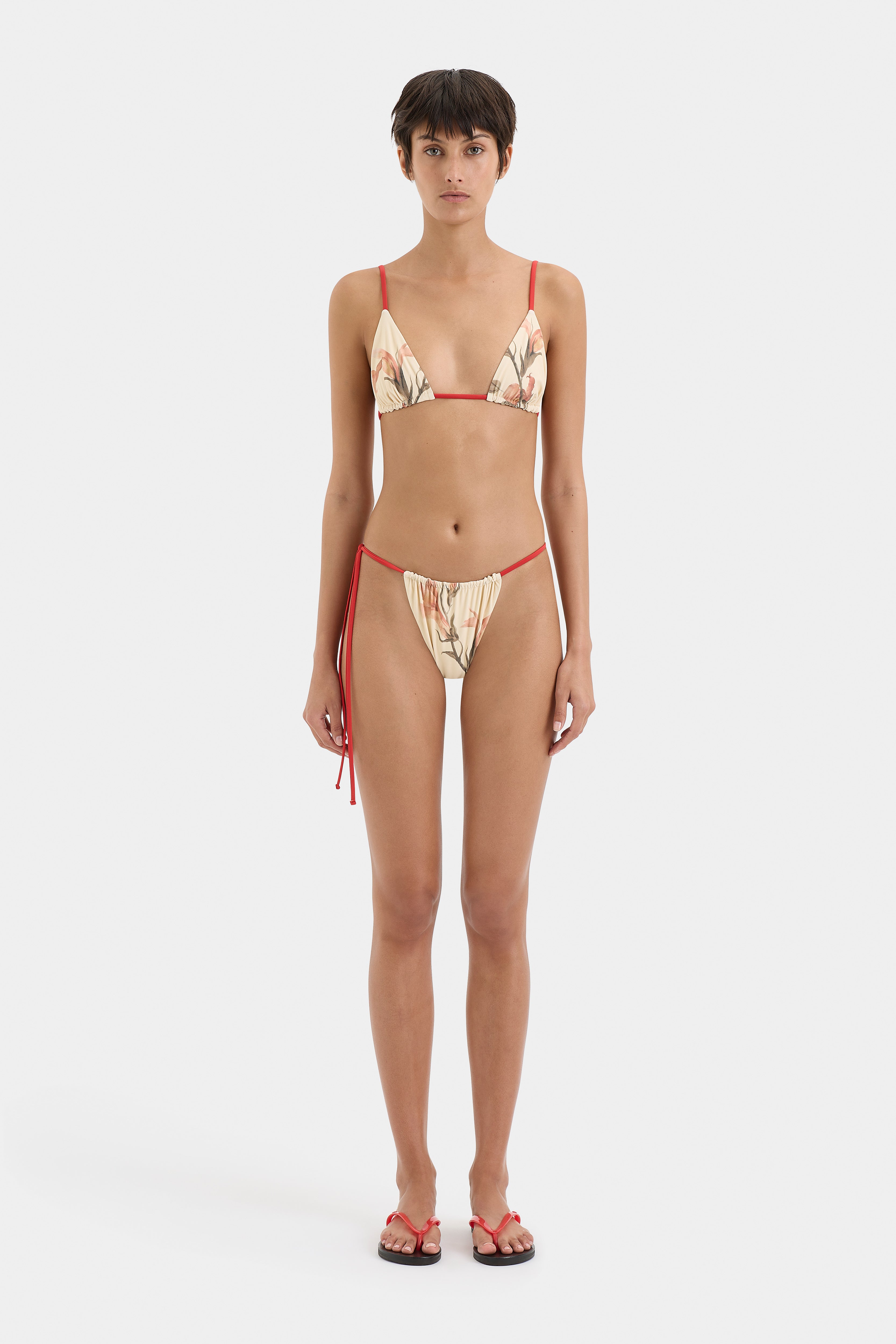 Hana String Triangle Top - Sexy Bikini Top for Women, Adjustable Straps & Comfortable Fit - Perfect for Beach, Pool, and Summer Vacations