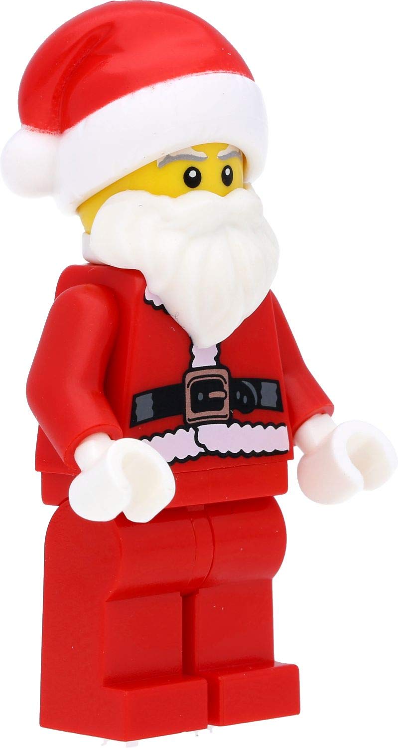 LEGO Minifigure: Santa Claus / St. Nicholas / Papá Noel (Series 8) with Accessories - Perfect for Christmas Decorations, Gift Giving & LEGO Holiday Displays