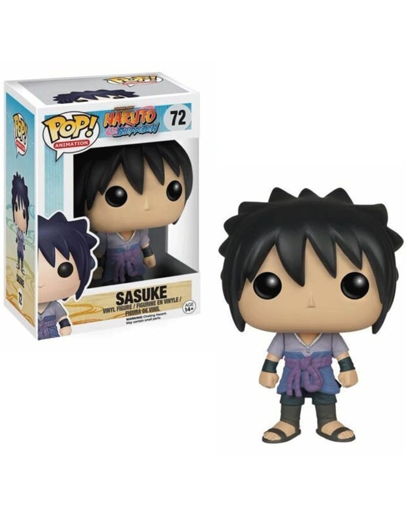 Funko POP Anime: Naruto Sasuke Uchiha Action Figure Collectible - Perfect for Anime Fans, Gift for Naruto Lovers, Office & Home Decor