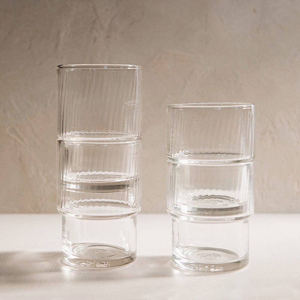 Premium Stackable Glassware Set - 12-Piece Shatter-Resistant Drinking Glasses for Wine, Juice & Cocktails - Perfect for Parties, Dining & Home Entertaining
