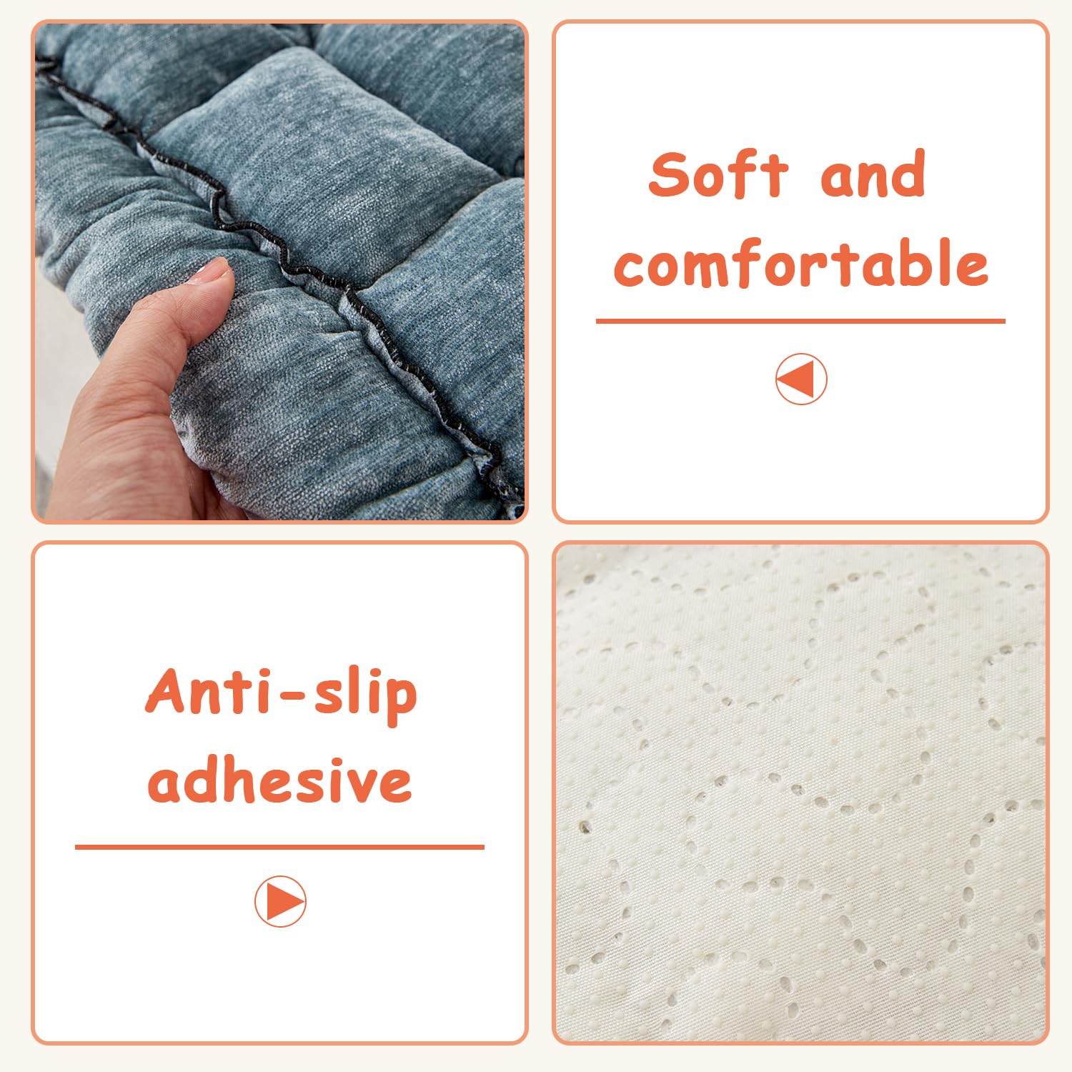 Washable Non-Slip Dog Couch Cover Protector - Heavy Duty Pet Sofa Cover for Large Dogs, 27.6