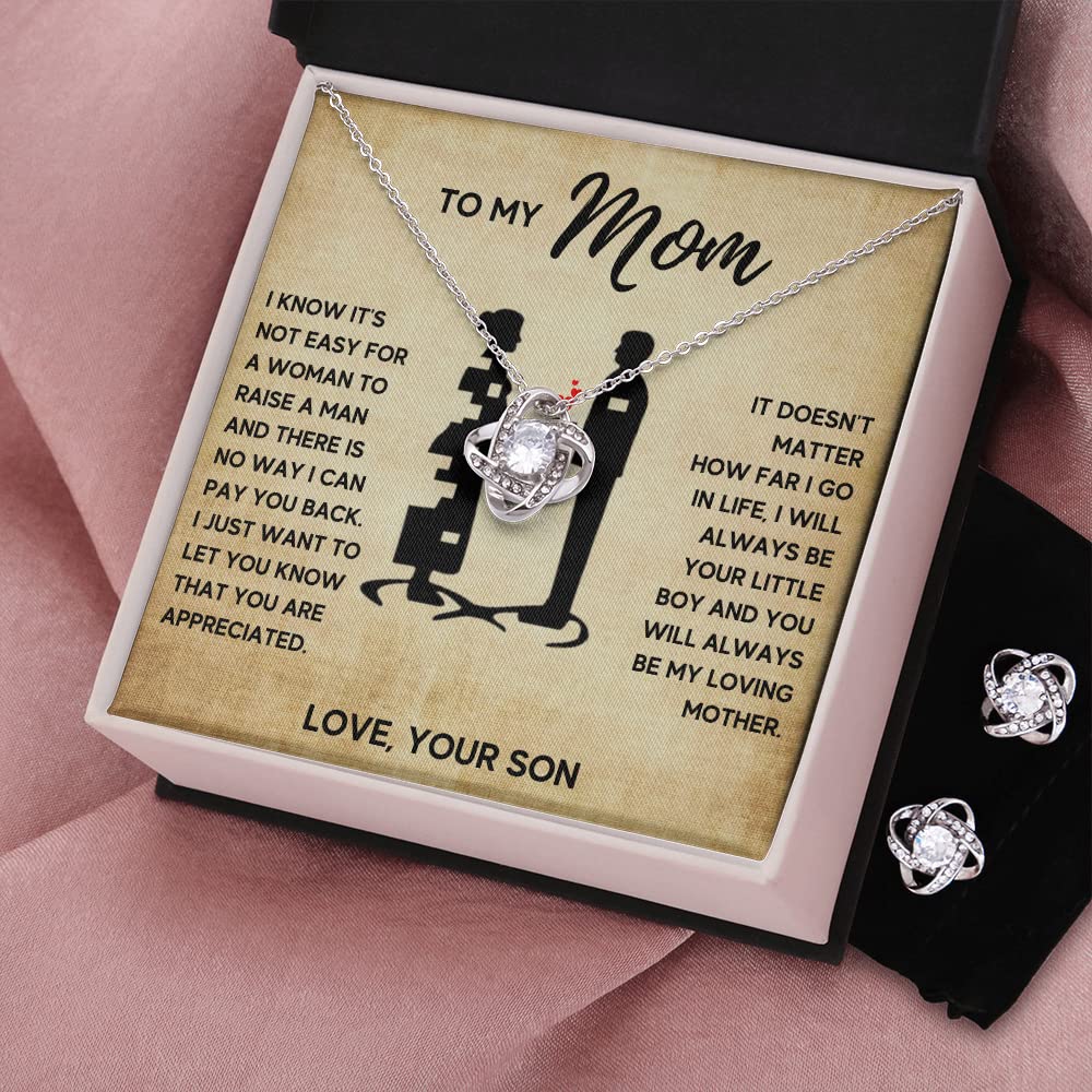 Best Mom Ever Necklace - Unique Birthday & Christmas Gift for Mom from Daughter or Son - Personalized Jewelry with Message Card & Gift Box - Perfect for Mother's Day, Anniversary & Special Occasions