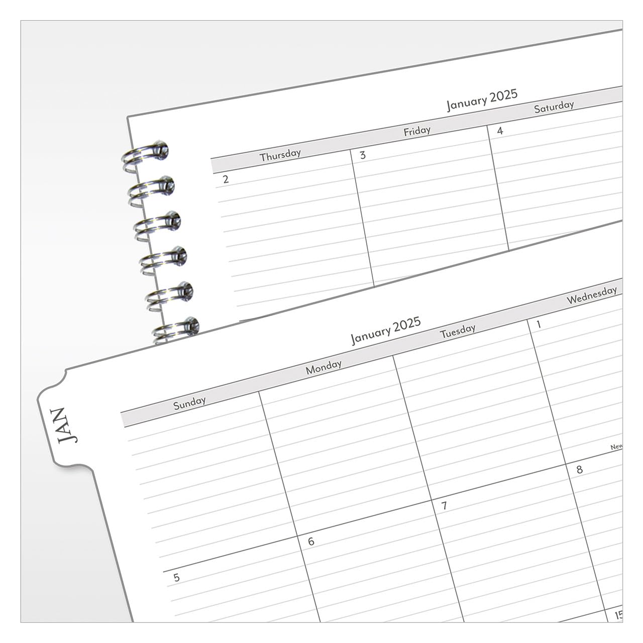 FranklinCovey 2025 Monarch Wire-Bound Planner - 2 Pages Per Day Daily Organizer with Compass Design (January 2025 - December 2025) | Perfect for Business Professionals, Students & Goal Tracking