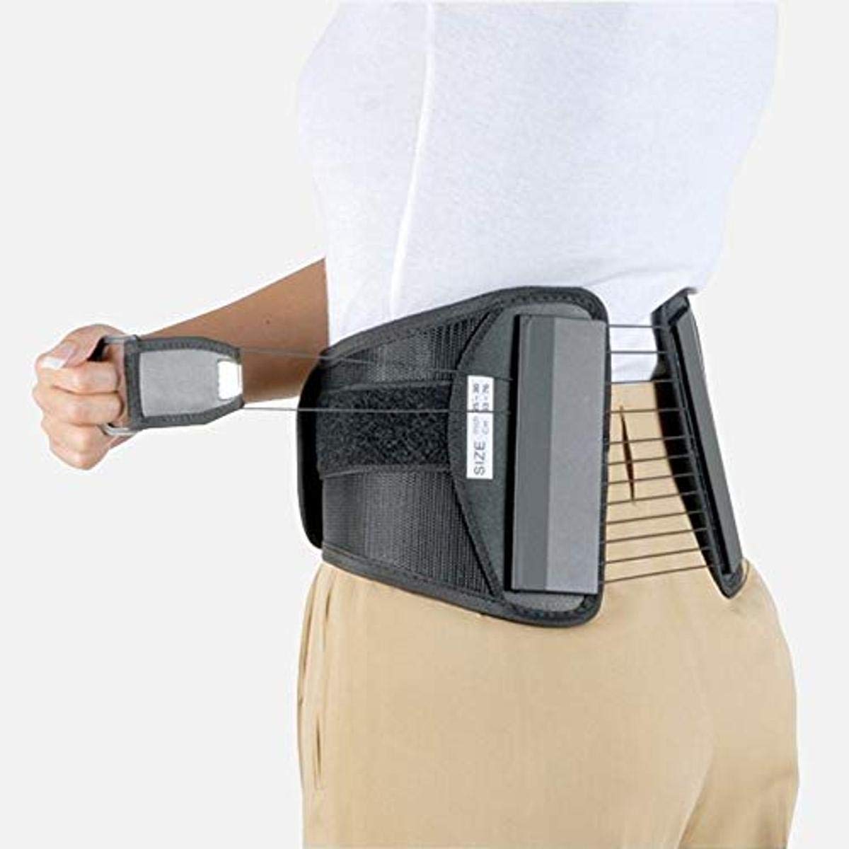 Cybertech Medical S.P.I.N.E. Back Brace for Men & Women - Adjustable Lumbar Support for Lower Back Pain Relief - Medium Size - Ideal for Office Work, Sports & Post-Surgery Recovery