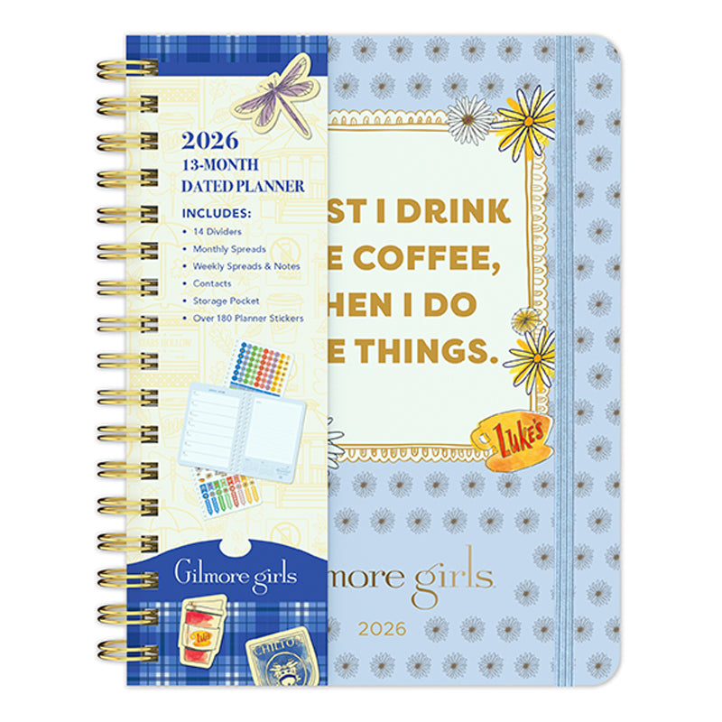2026 Gilmore Girls 13-Month Weekly Planner Calendar - Cute Organizer for Students, Teachers & Fans - Perfect for School, Work & Gift Giving