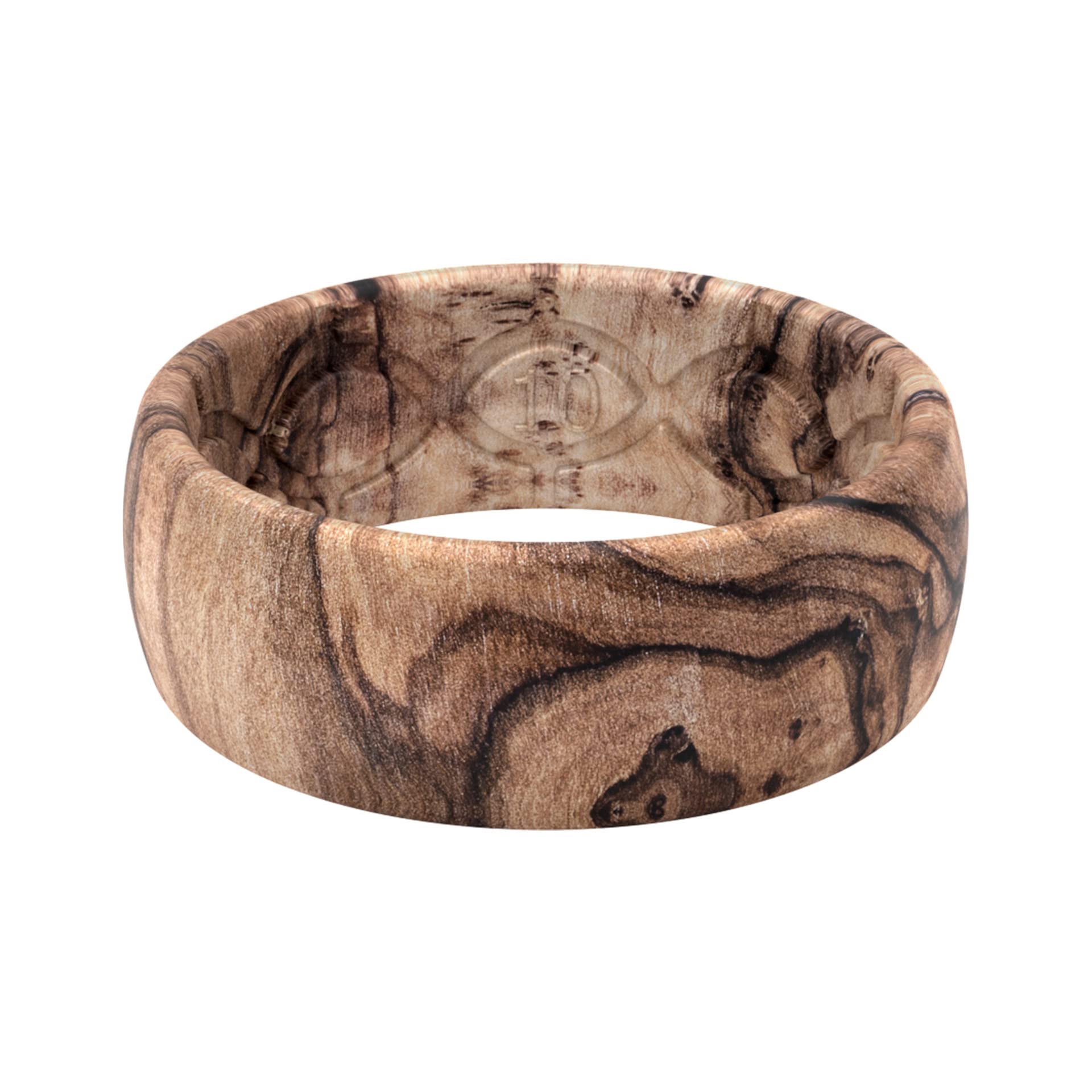 Groove Life Nomad Silicone Wedding Band for Men - Breathable Rubber Ring with Unique Design, Comfort Fit & Lifetime Warranty - Perfect for Active Lifestyles, Gym, Swimming & Outdoor Adventures