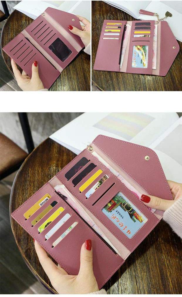 Large RFID Blocking Wallets for Women - Slim Credit Card Holder with ID Window & Coin Pocket | Perfect for Travel, Shopping & Everyday Use