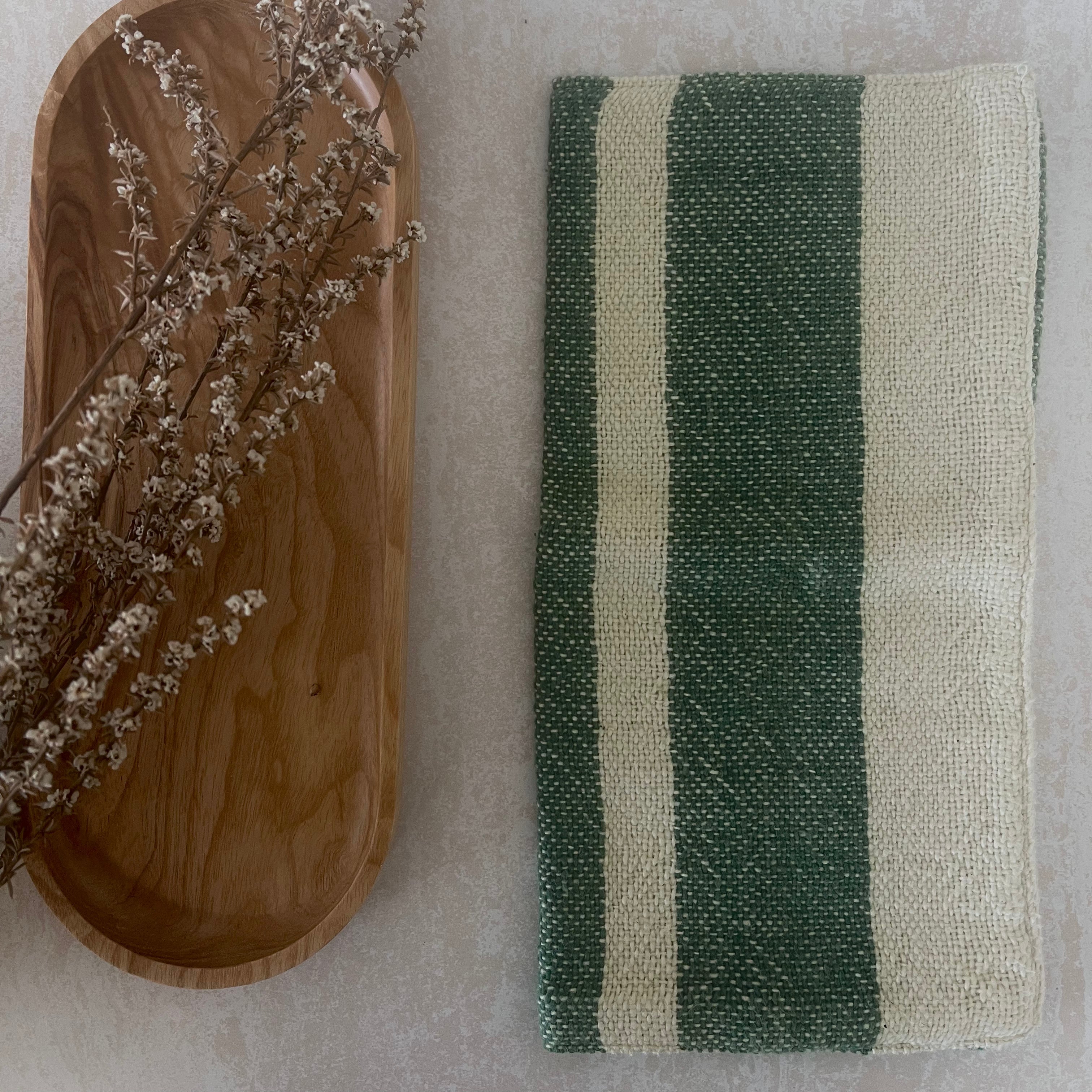 Organic Plant-Dyed Hand Loomed Cotton Face Washer | Eco-Friendly Facial Cleansing Cloth | Perfect for Sensitive Skin & Daily Skincare Routine