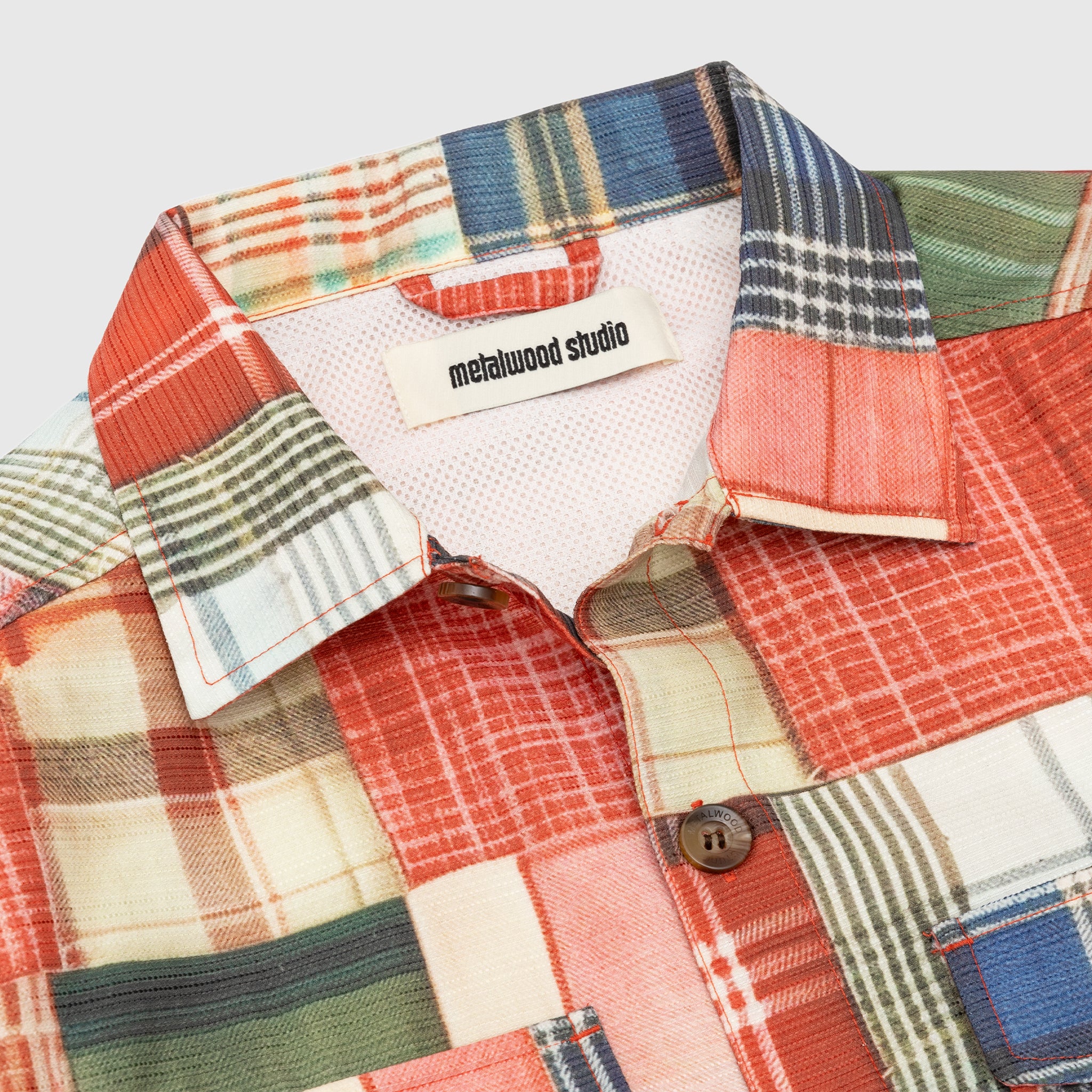 Premium Madras Patch Explorer Shirt for Men - Lightweight & Breathable Summer Casual Wear - Perfect for Outdoor Adventures & Travel