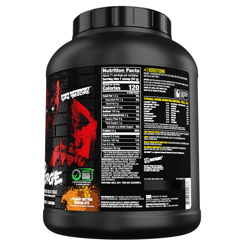 Mutant Iso Surge Pure Whey Isolate Protein Powder - Premium Muscle Recovery & Growth Supplement for Athletes & Bodybuilders - Ideal for Post-Workout, Meal Replacement & Fitness Goals