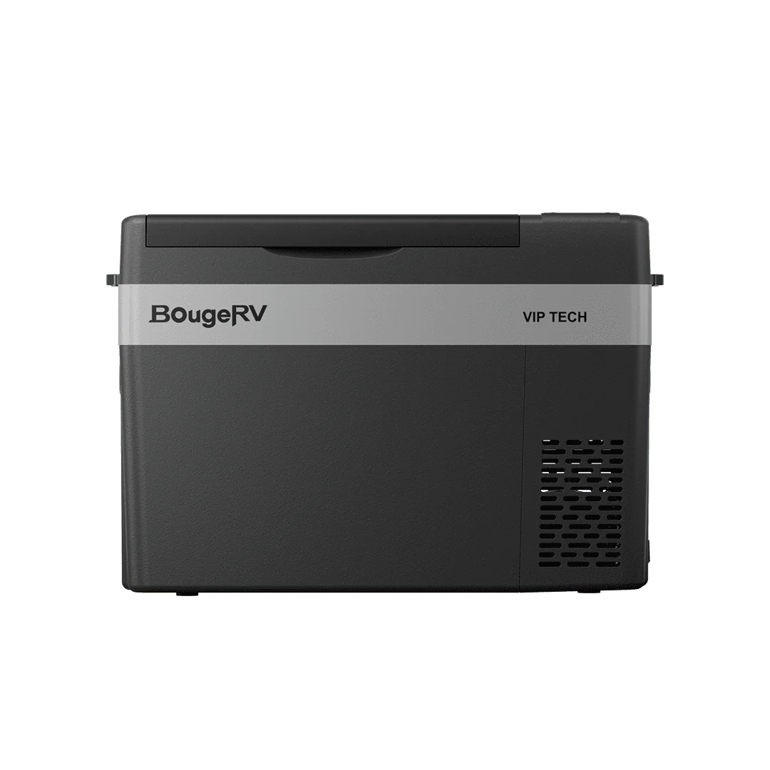 BougeRV CRPRO30 VIP Upgraded 30 Quart Portable Refrigerator - 12V/24V Car Freezer for Camping, Road Trips & Outdoor Adventures | Compact Fridge for Food, Drinks & Medicine Storage