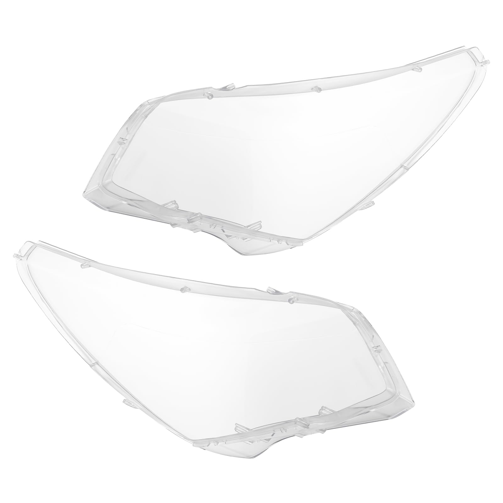2013-2017 Buick Enclave Replacement Headlight Lens Covers - Pair of Left & Right Front Clear Lenses - Perfect for Night Driving and Foggy Conditions