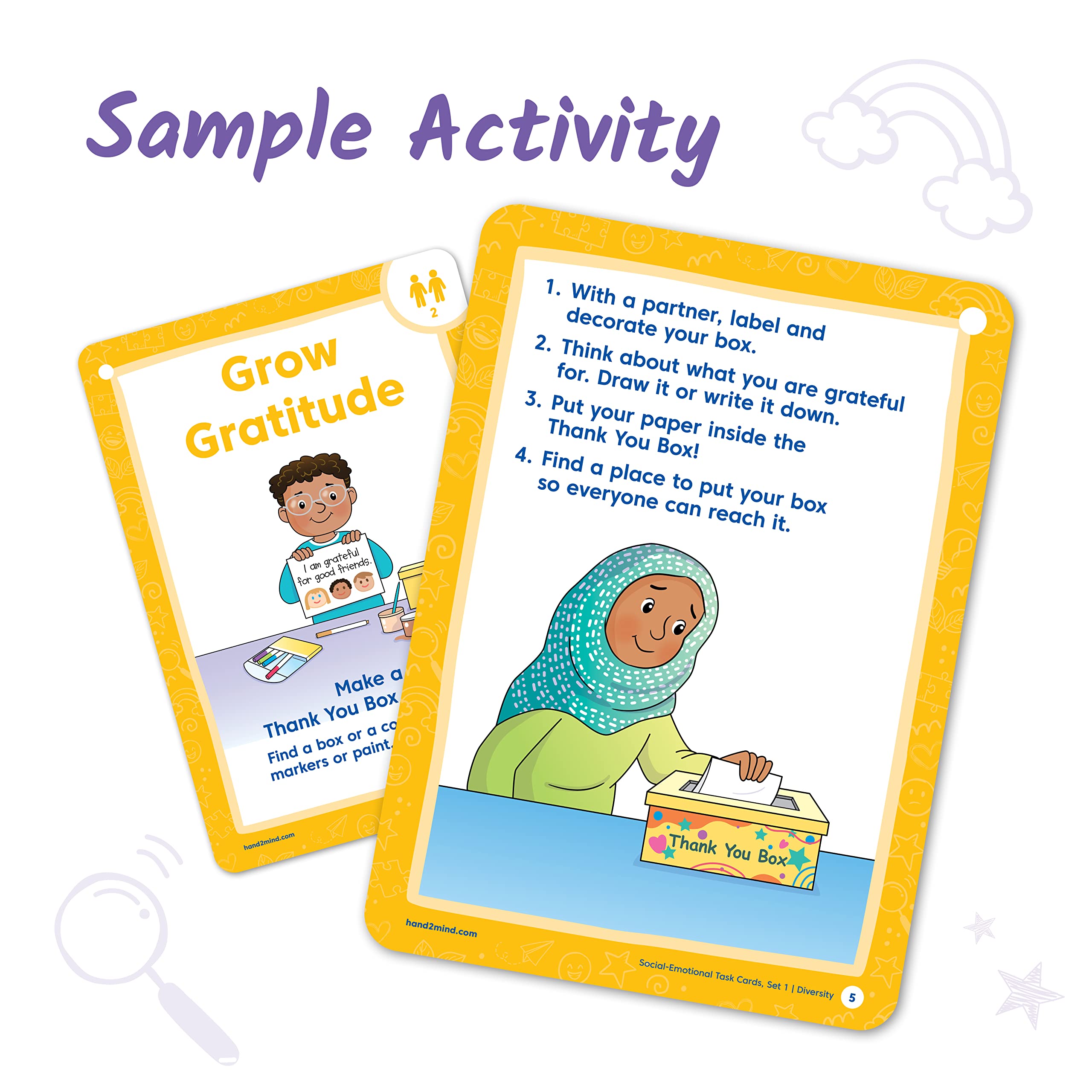 Social Emotional Learning Cards for Kids Ages 3+ | Play Therapy & Conversation Starters | Classroom & Home Use
