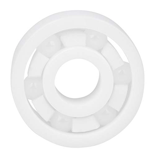 High Precision 606 ZrO2 Ceramic Miniature Ball Bearing 6x17x6mm - White, Corrosion Resistant for RC Drones, Medical Equipment & High-Speed Machinery