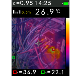 geo FENNEL FTI 300 Professional Thermal Imaging Camera - High Resolution Infrared Thermography for Home Inspection, Electrical Maintenance & Industrial Use