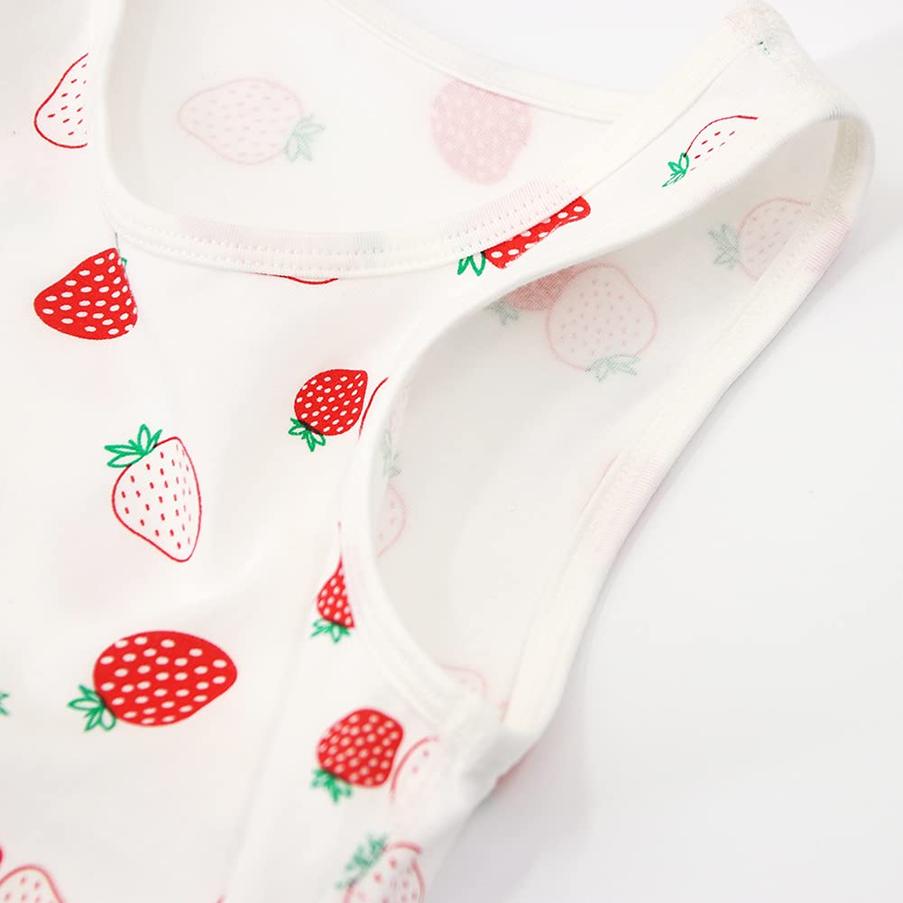 Toddler Girls Sleeveless Tank Tops - Cute Summer Baby Clothes for Playtime, Beach & Outdoor Activities
