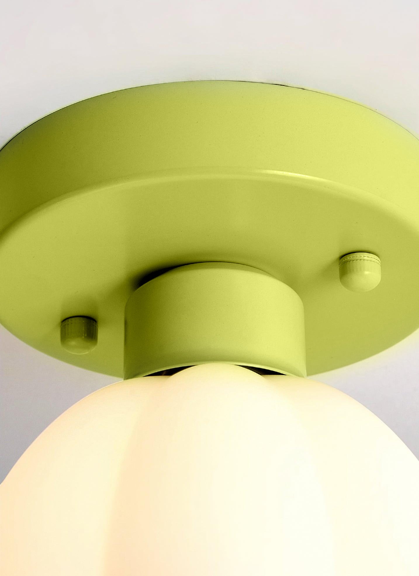 Elegant Flower Shaded Semi Flushmount Ceiling Light - Perfect for Bedroom, Living Room & Dining Room Lighting