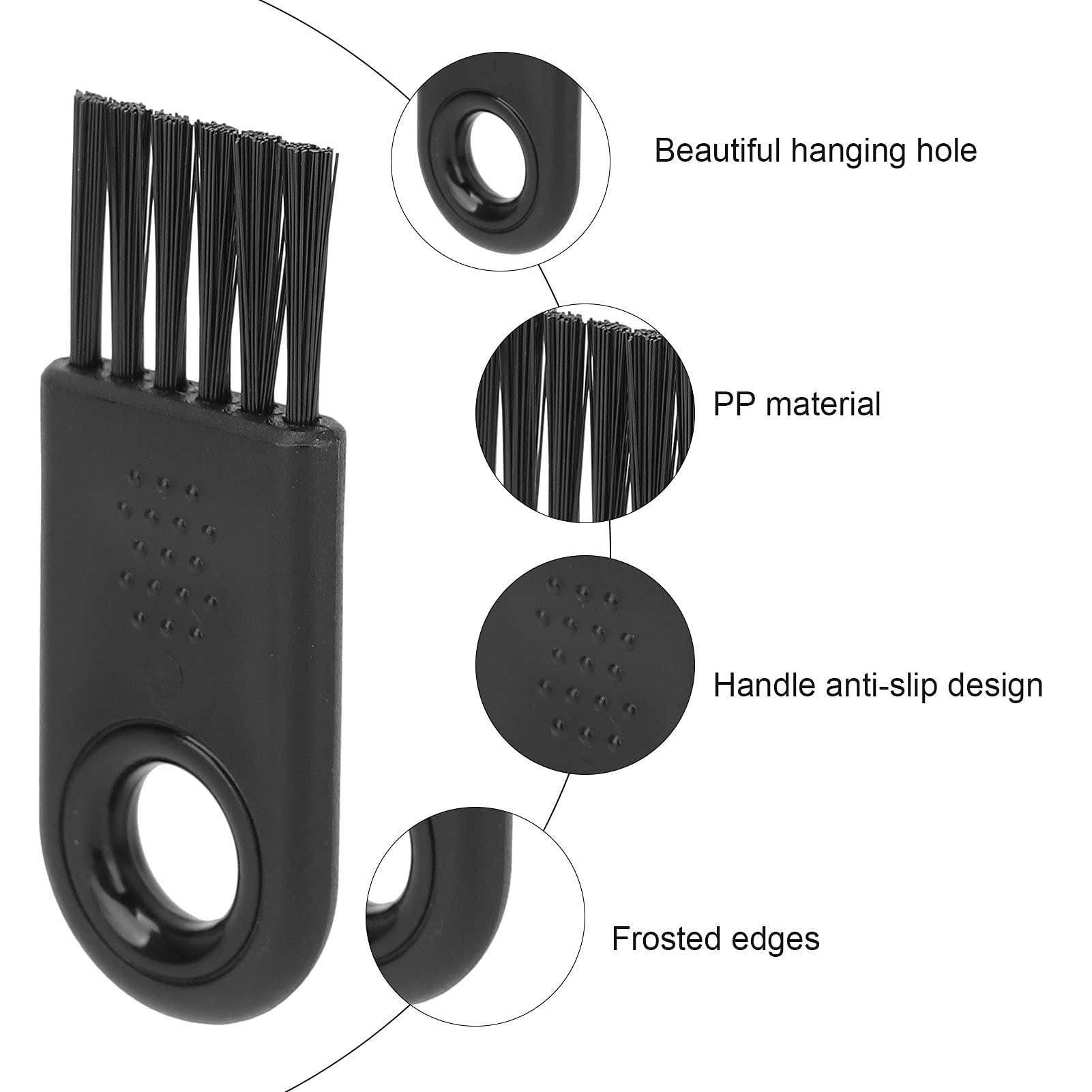 6Pcs Electric Shaver Cleaning Brush Set - Multifunctional Anti-Slip Trimmer Brush for Philips/Norelco/Remington Razors - Perfect for Travel & Home Grooming Kit