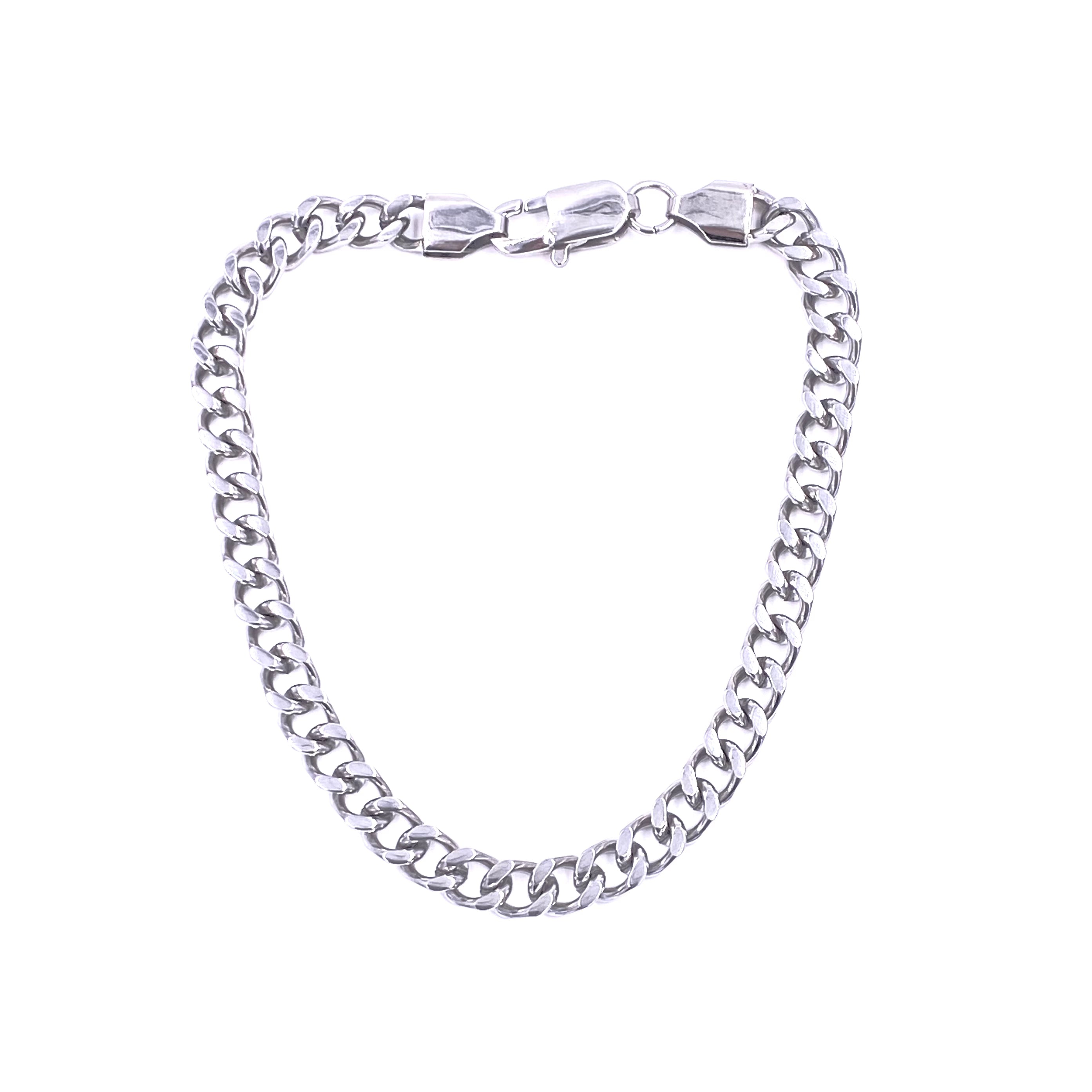 **Ashley Gold Stainless Steel Cuban Link Bracelet for Men - Durable & Hypoallergenic Jewelry for Casual & Formal Wear**