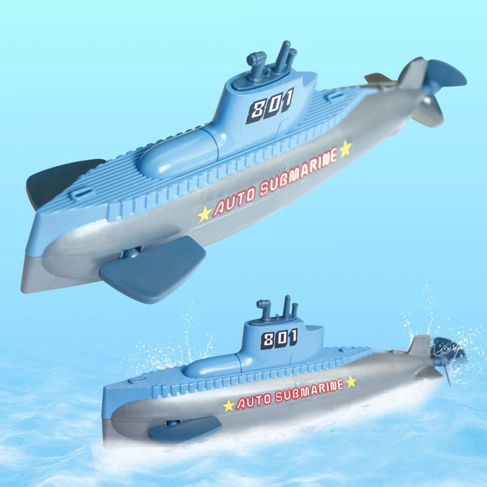 Nurnesy Kids Clockwork Submarine Toy - Waterproof Swimming Pool & Bath Time Fun for Toddlers (24x7x9cm) - Perfect for Bathtub, Shower & Outdoor Water Play