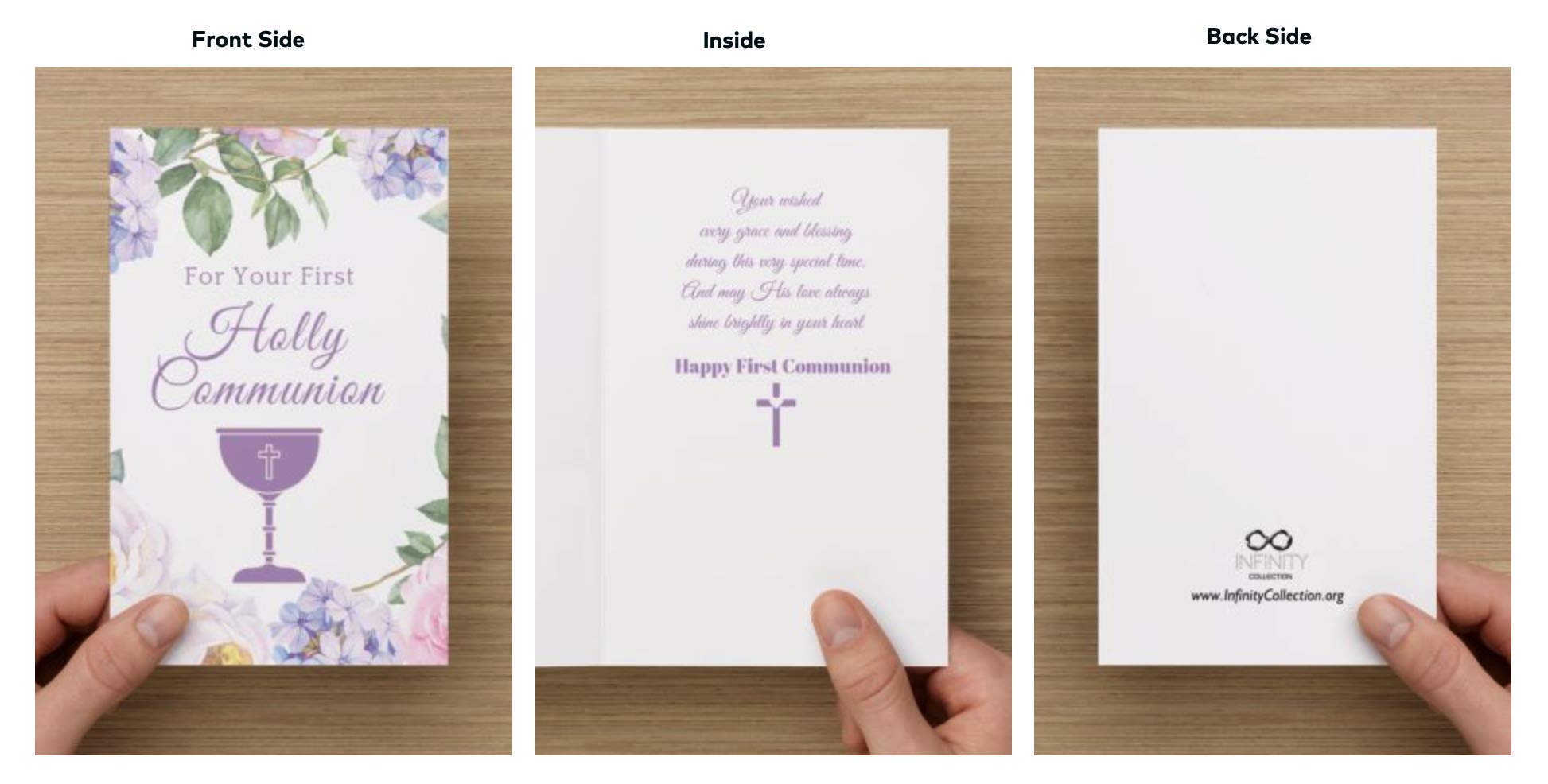 First Communion Bracelet & Card Gift Set - Cross Jewelry for Girls - Perfect 1st Communion Gift