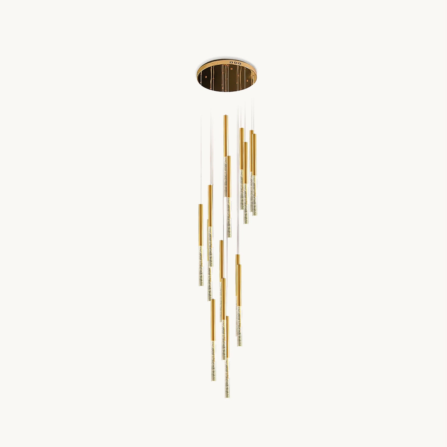 Modern Bubble Glass Pendant Light - Elegant Hanging Chandelier for Dining Room, Kitchen Island & Bedroom Decor - Dimmable LED Lighting Fixture