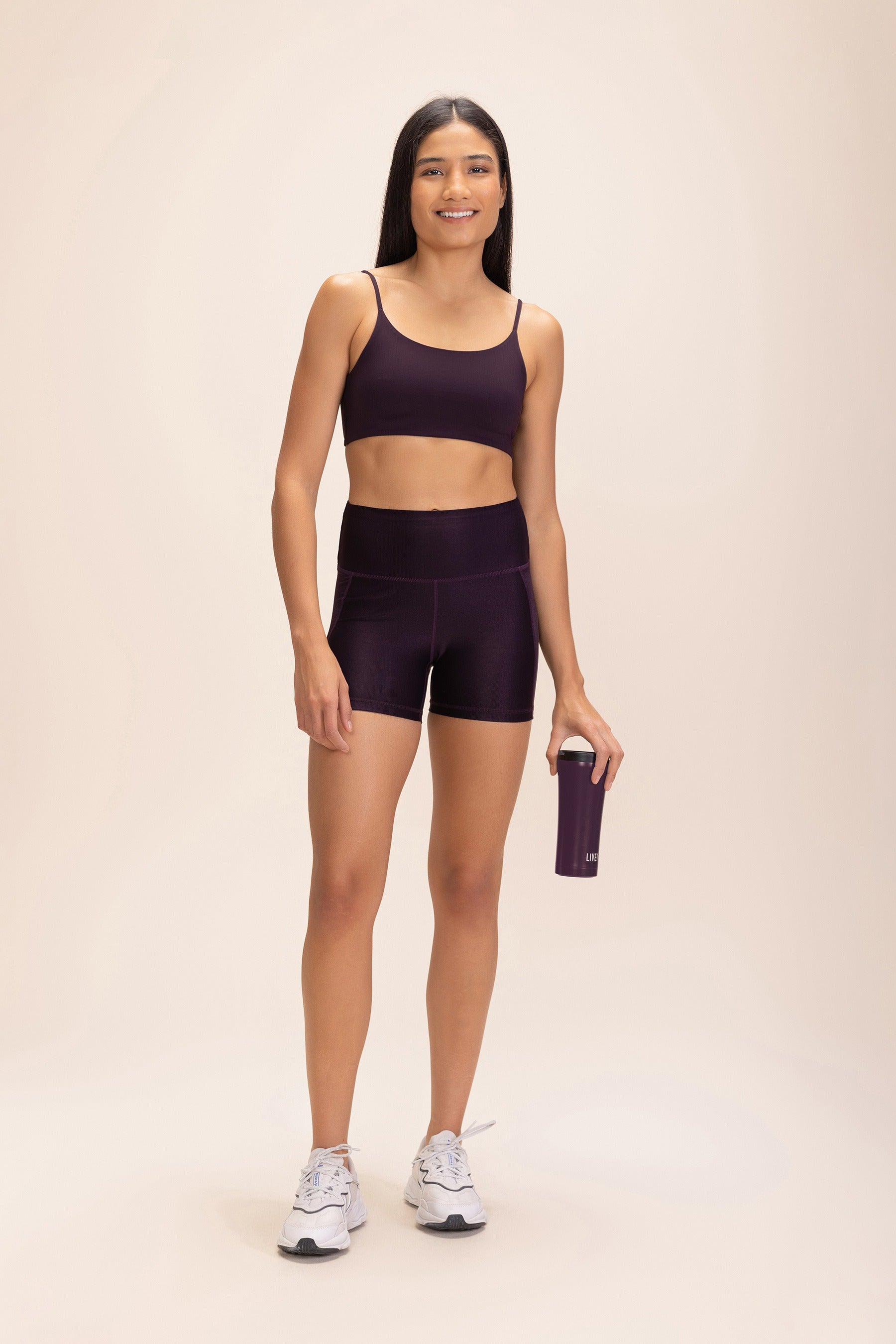 Curve Sense® High Support Sports Bra for Women - Comfortable & Breathable Workout Top for Running, Yoga & Gym